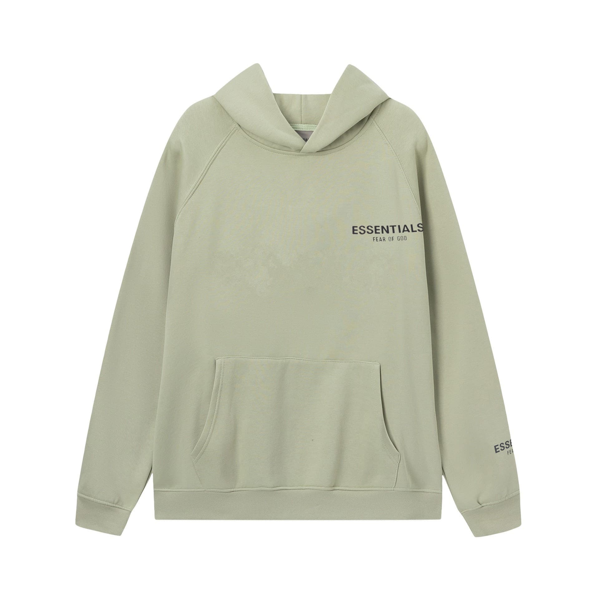 FOG New ESSENTIALS Line Front Chest Letter 3D Silicone Print High Street Style Hoodie Sweatshirt for Men