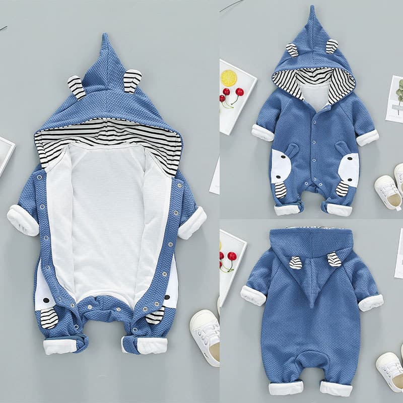 Baby Long-Sleeve Romper Autumn Crawling Suit Spring/Fall Clothes 3-6 Months Newborn Baby Boy 1-12 Months Newborn Girl Fall