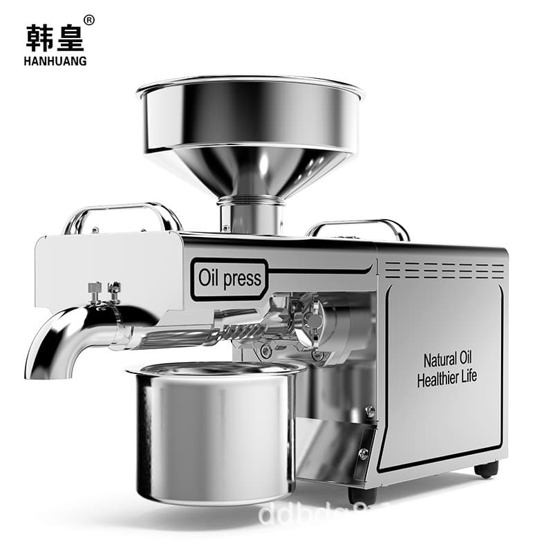Hanhuang Stainless Steel Oil Press with Temperature Control for Diverse Oil Extraction Materials