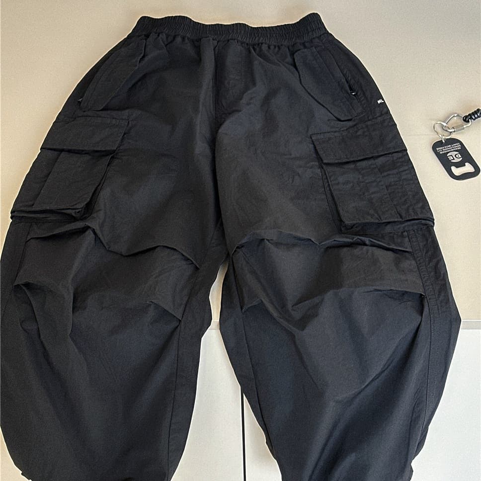 Snidols2026 Boys' Spring and Summer New Style Cargo Pants Children's Black Casual Pants for Older Kids Thin Long Pants