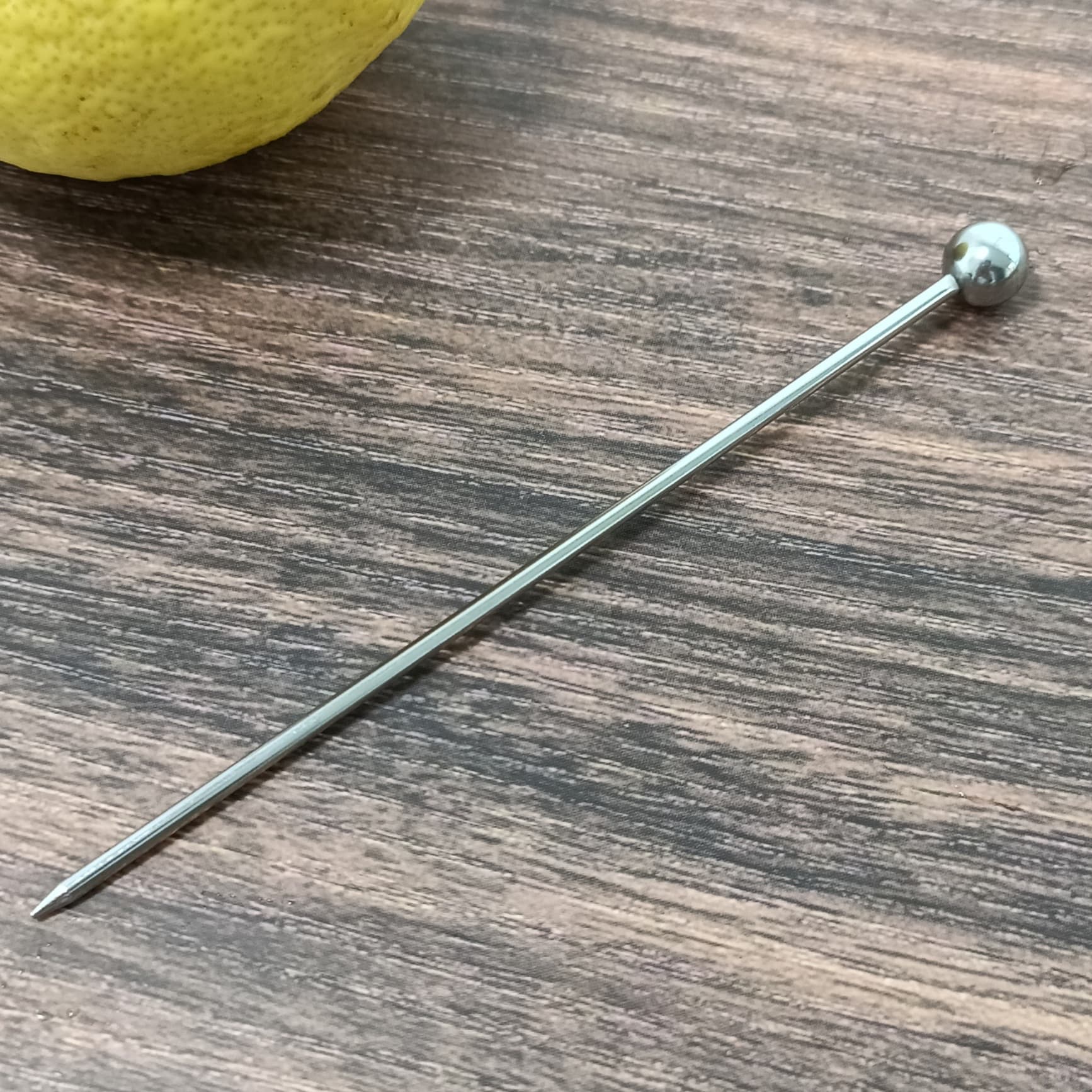 304 Stainless Steel Fruit Pins Cocktail Picks for Bar Cocktail Decoration Creative Fruit Skewers and Wine Forks