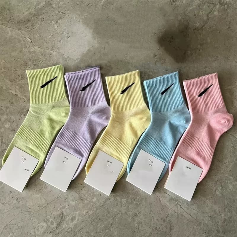 New Suwannexist Export Mid-Calf Cotton Socks Autumn Sports Socks Women Casual Trendy Socks Versatile