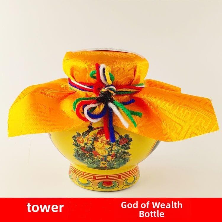Fortune Vase Tal Vase Home Tibetan Decorative Ornament Treasure Vase