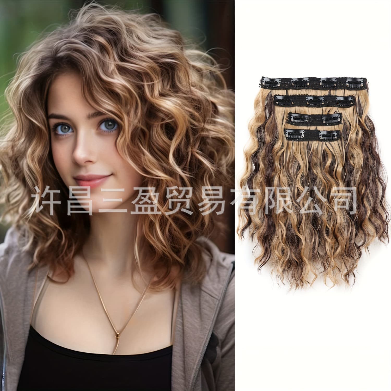 Short Stomp Dye Wool Roll Hair Twig Fashion Short Wig Synthetic Heat Resistant Material Increase Hair Volume