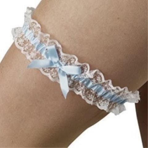 Foreign trade new product cross-border Japanese style same-color ribbon bow lace thigh rings bracelets bride wedding leg sleeves.