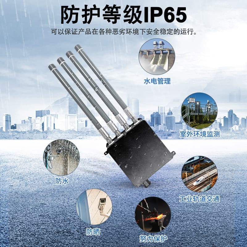 Outdoor SIM Card WiFi6 Single Mode 5G Router MT7981B Solution Industrial Gigabit LAN Port Router