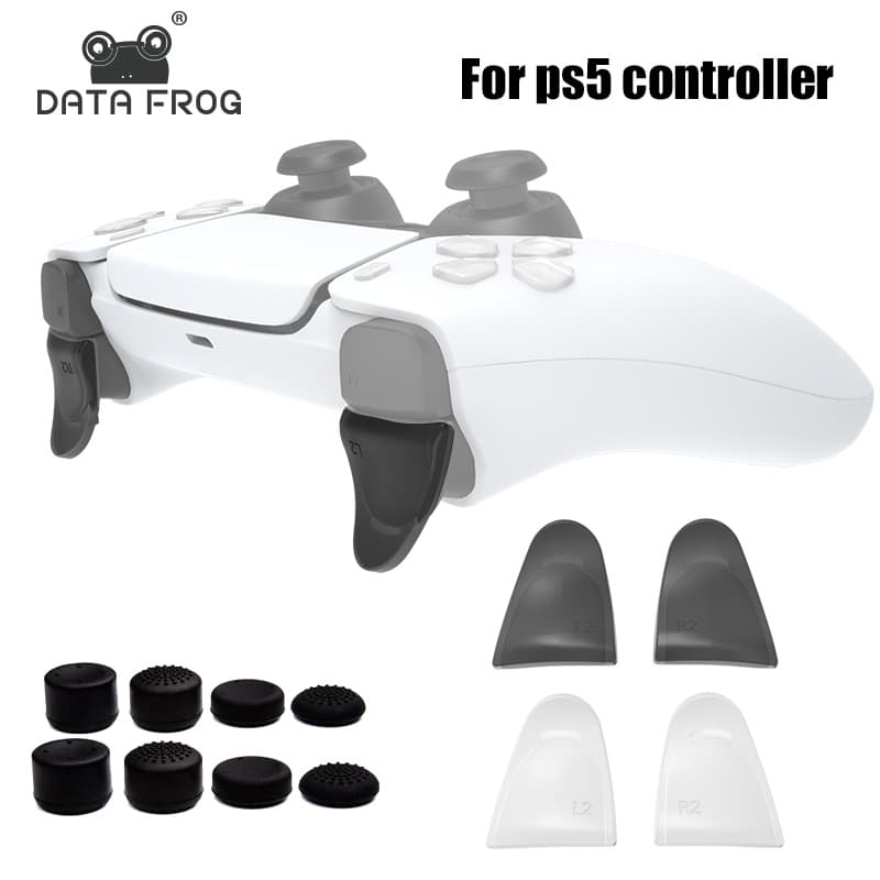 Extended L2 R2 Trigger Buttons for PS5 Controller PS5 Trigger Extension Caps Heightened Button Pads