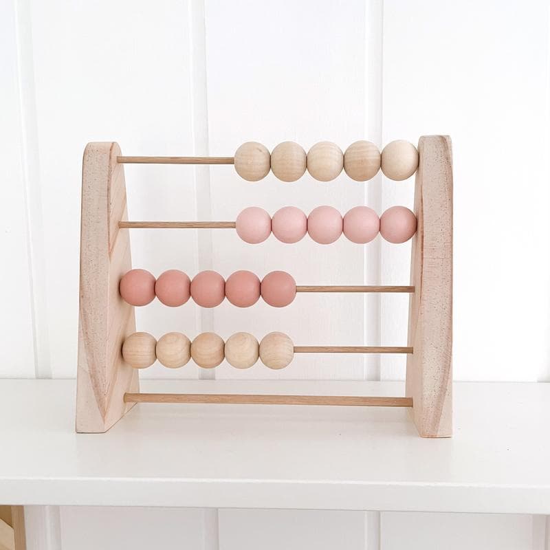 Nordic Style Wooden Decorative Ornaments For Children's Room Educational Early Learning Beaded Toy Tabletop Desktop