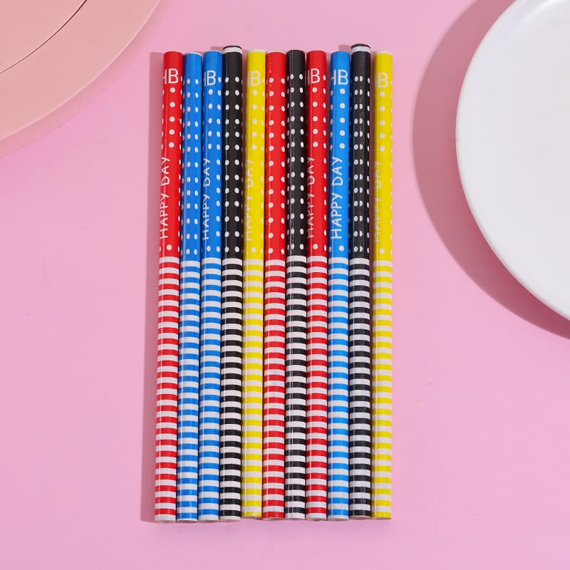 Cartoon Children's Pencil, Kids Student Stationery, Raw Wood Drawing Graffiti Pencil, Children's Gift, Wholesale Pencils