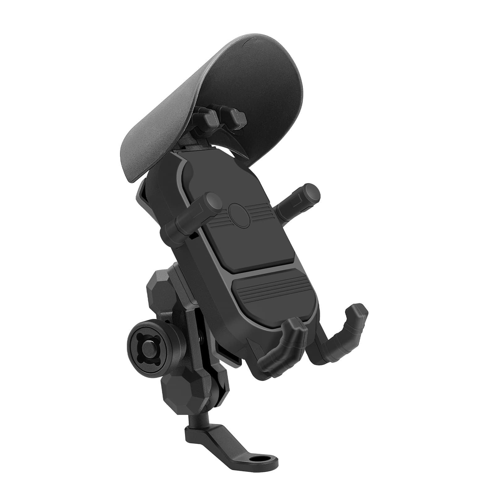 Cross-border motorcycle shock-proof mobile phone holder, shock-absorbing anti-shake takeout navigation bracket, electric vehicle mobile phone holder wholesale