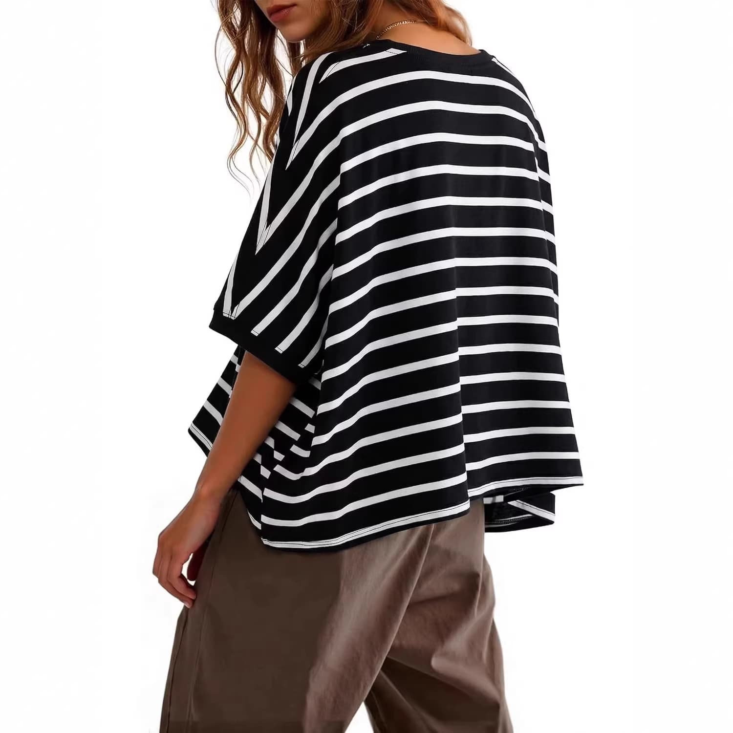 2026 Women's Oversized T-Shirt Short Summer Casual Short Sleeve Loose T-Shirt Top