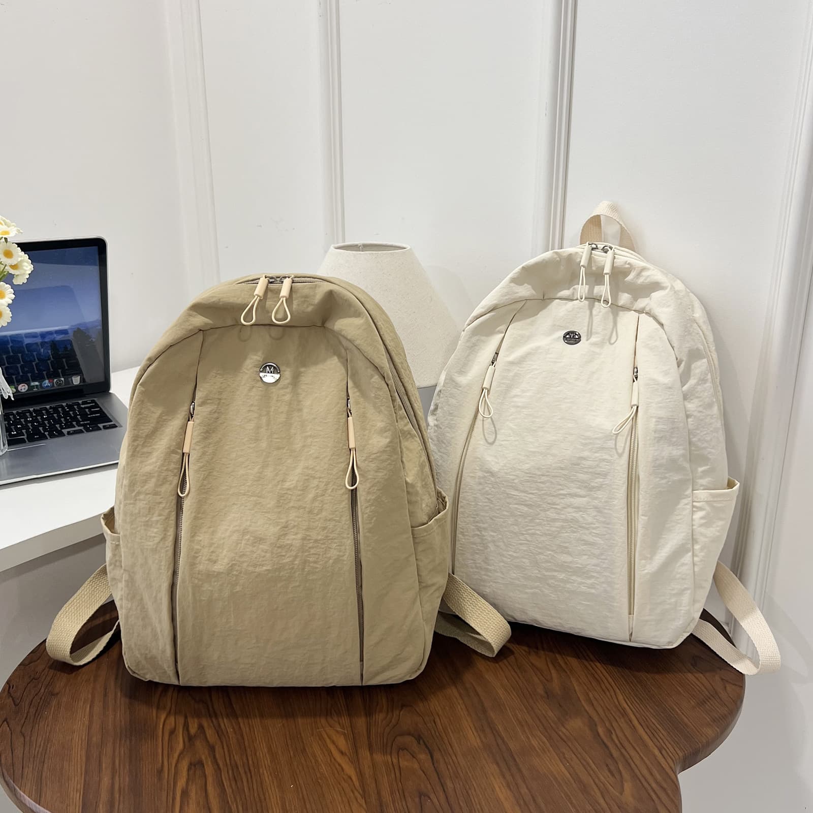 New Ultra-Light Waterproof Versatile Korean-Style Laptop Backpack for Women, Large Capacity Flash Cloth Bag, Simple Travel Ladies Backpack