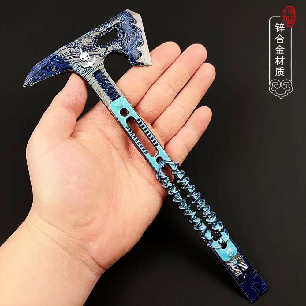 Delta Black Sea Battle Axe Weapon Model Alloy Weapon Ornament Black Sea Hand Axe Same Style Real Toy