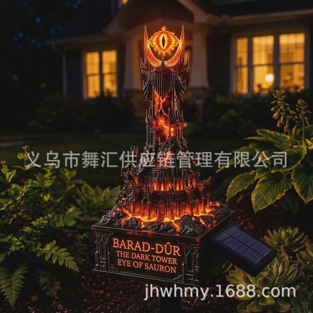 Dark fantasy solar garden lamp outdoor lawn lamp courtyard atmosphere decoration cross-border decoration 725