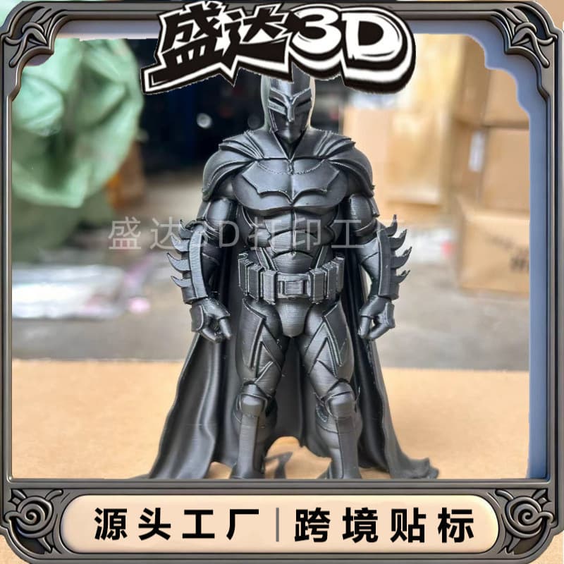 3D Printed Batman Pen Holder, Personalized Stationery Organizer, Desktop Trendy Decoration, Fun Office Study Ornament