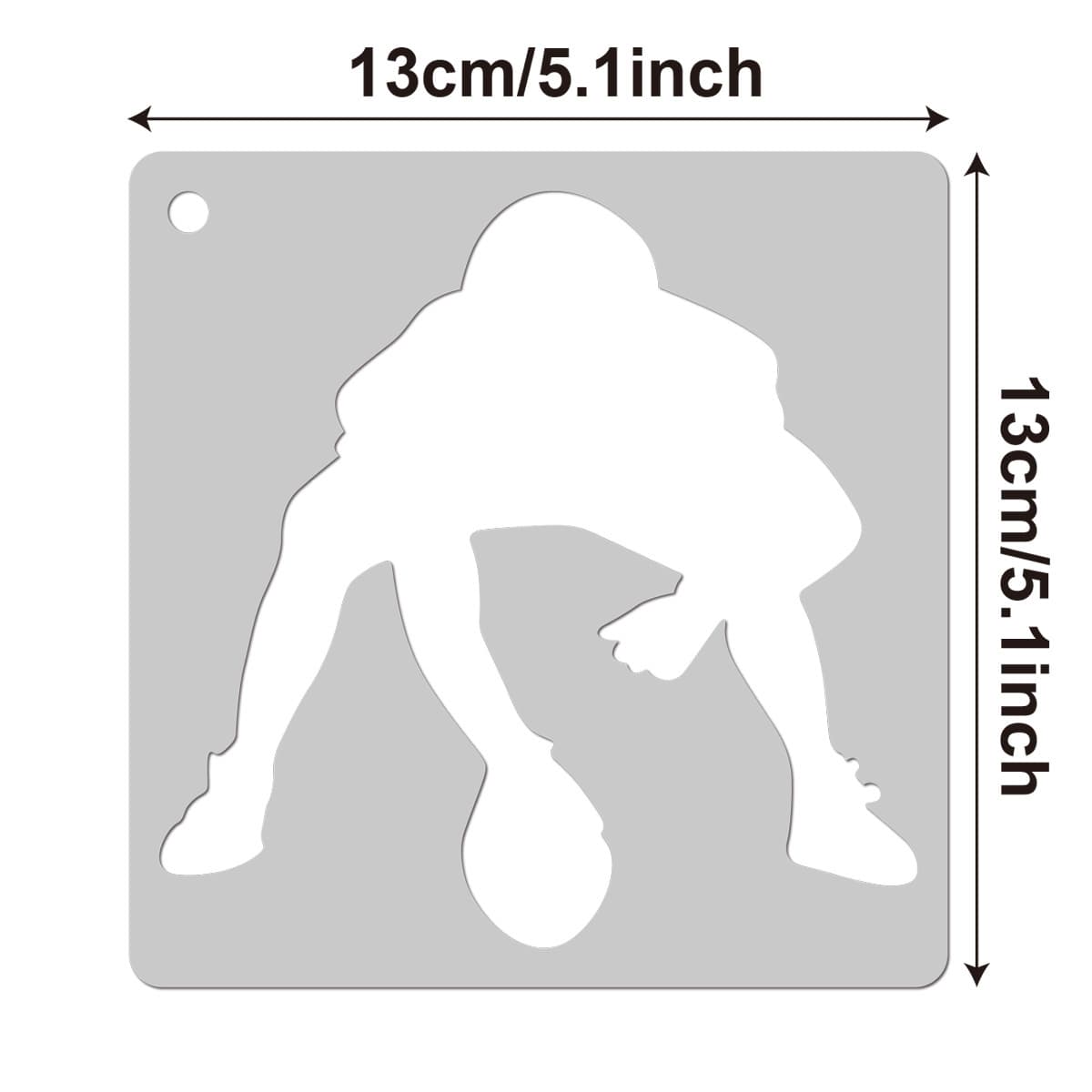 Cross-border Amazon Sports Painting Stencil Spray Hollow Template DIY Template
