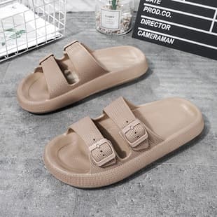 Large Size 47 2026 Couple Slippers, EVA Independent Station Outdoor Flip Flops, Beach Home Shoes, Men's Slippers
