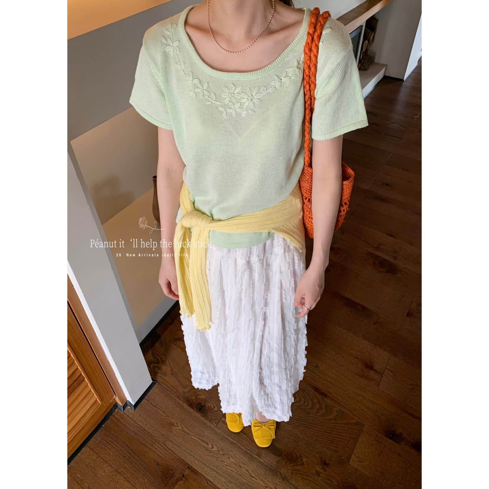 Peanut - Crochet Knit 26 Summer New Arrival Handmade Crochet Gentle Knitwear 1761