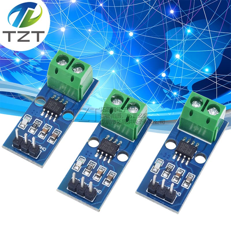 ACS712 Module 5A 20A 30A Range Current Detection Board ACS712 Hall Current Sensor
