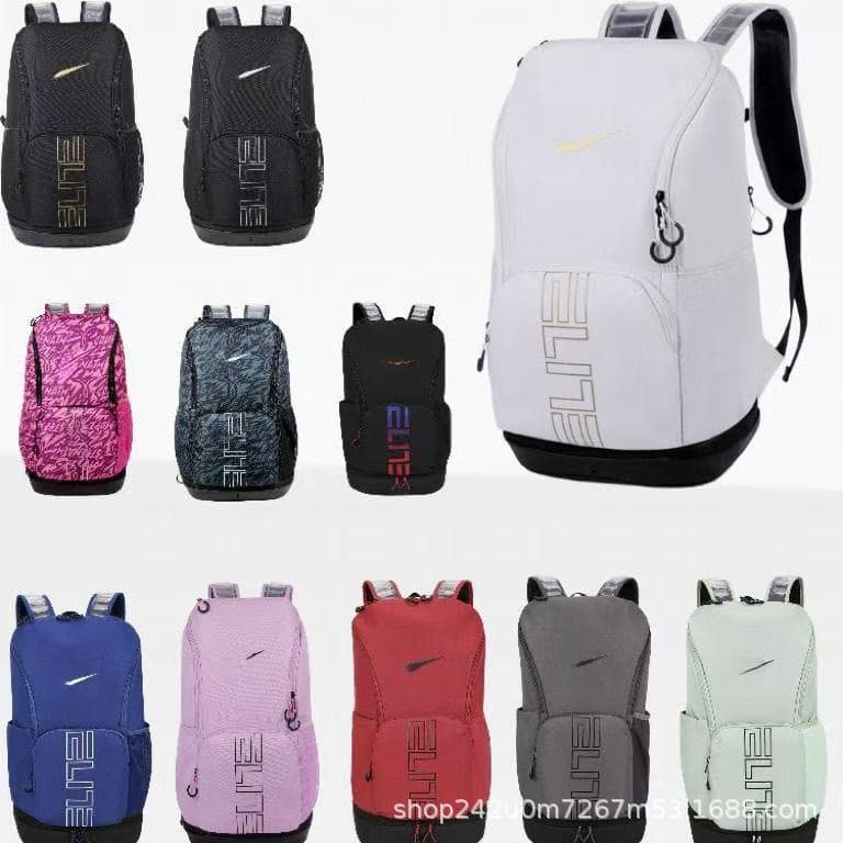 Cross-border high-version popular elite backpack basketball air-cushion style junior high school and high school sports student school bag for out training