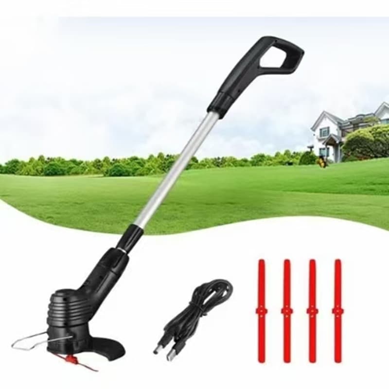 New Cross-Border Lawn Mower, Home Garden Portable Rechargeable Cordless Grass Trimmer, Small Weed Cutter
