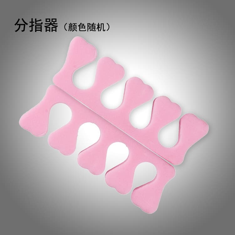 Toe finger sponge separator peach heart finger separator nail polish nail polish fixed toe separator for nail salon