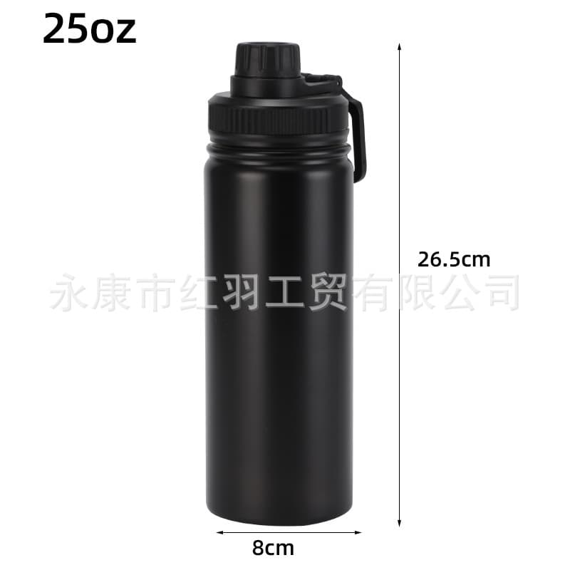 Cross-border In-Stock 304 Stainless Steel Space Bottle Double-Layer Vacuum Insulated Cup Large Capacity Outdoor Sports Water Bottle Wholesale