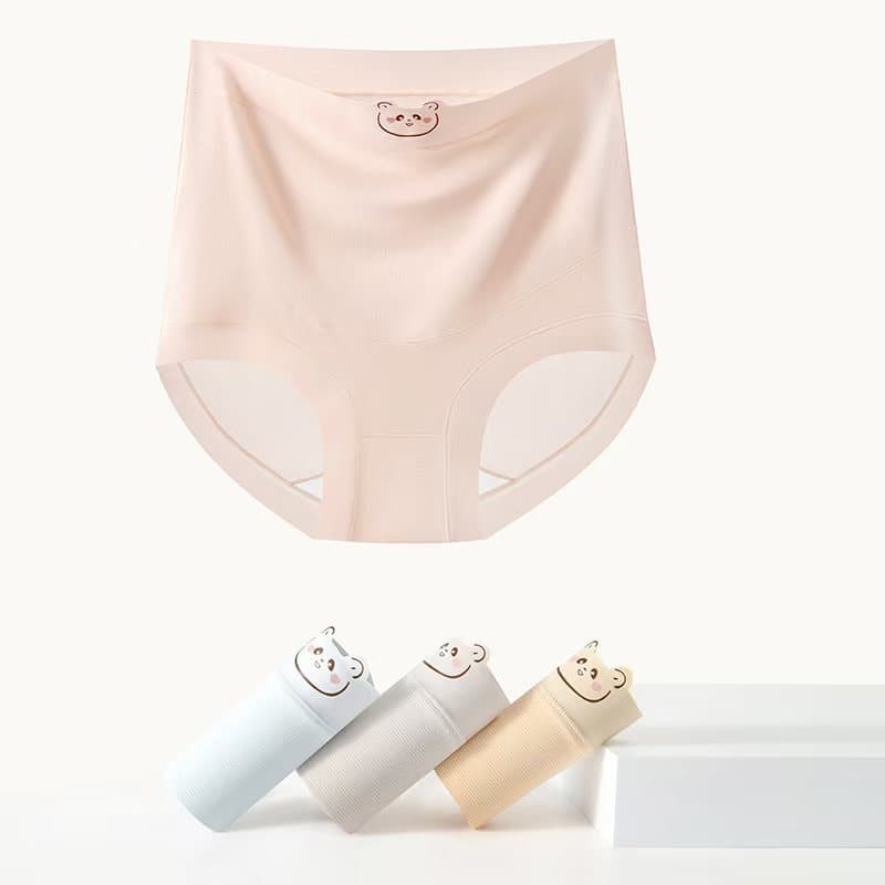 TikTok Popular Cute Cartoon Maternity Underwear for Women, High-Waist Comfortable Breathable Full Support Spring/Summer Briefs