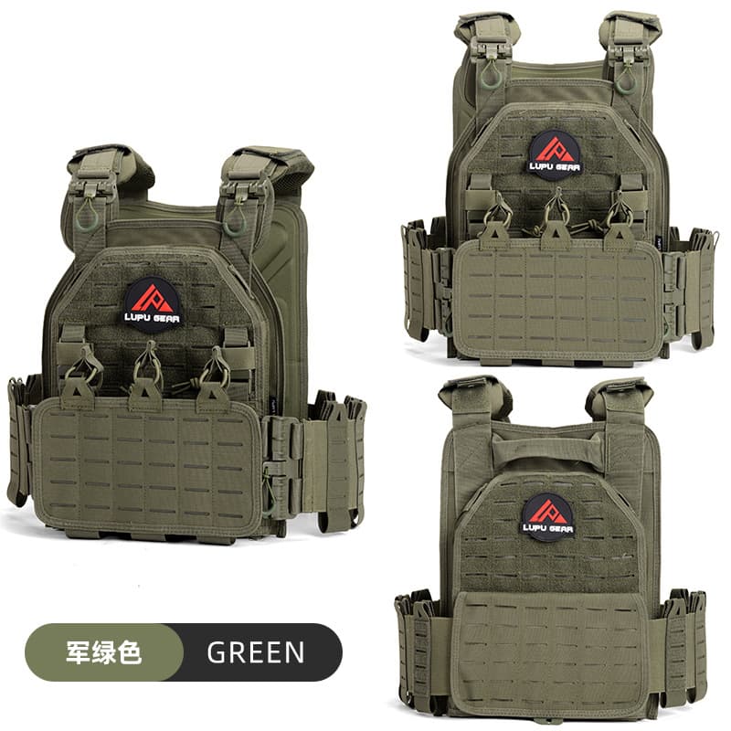 Luopu New Insert Plate Tactical Vest Multi-Functional Laser Quick-Release Molle Protective Vest Amazon Wholesale