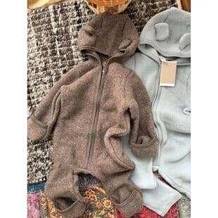 Baby Fall/Winter Clothes, Stylish Casual Infant Fleece Hooded Cardigan, Romper, Baby Bodysuit