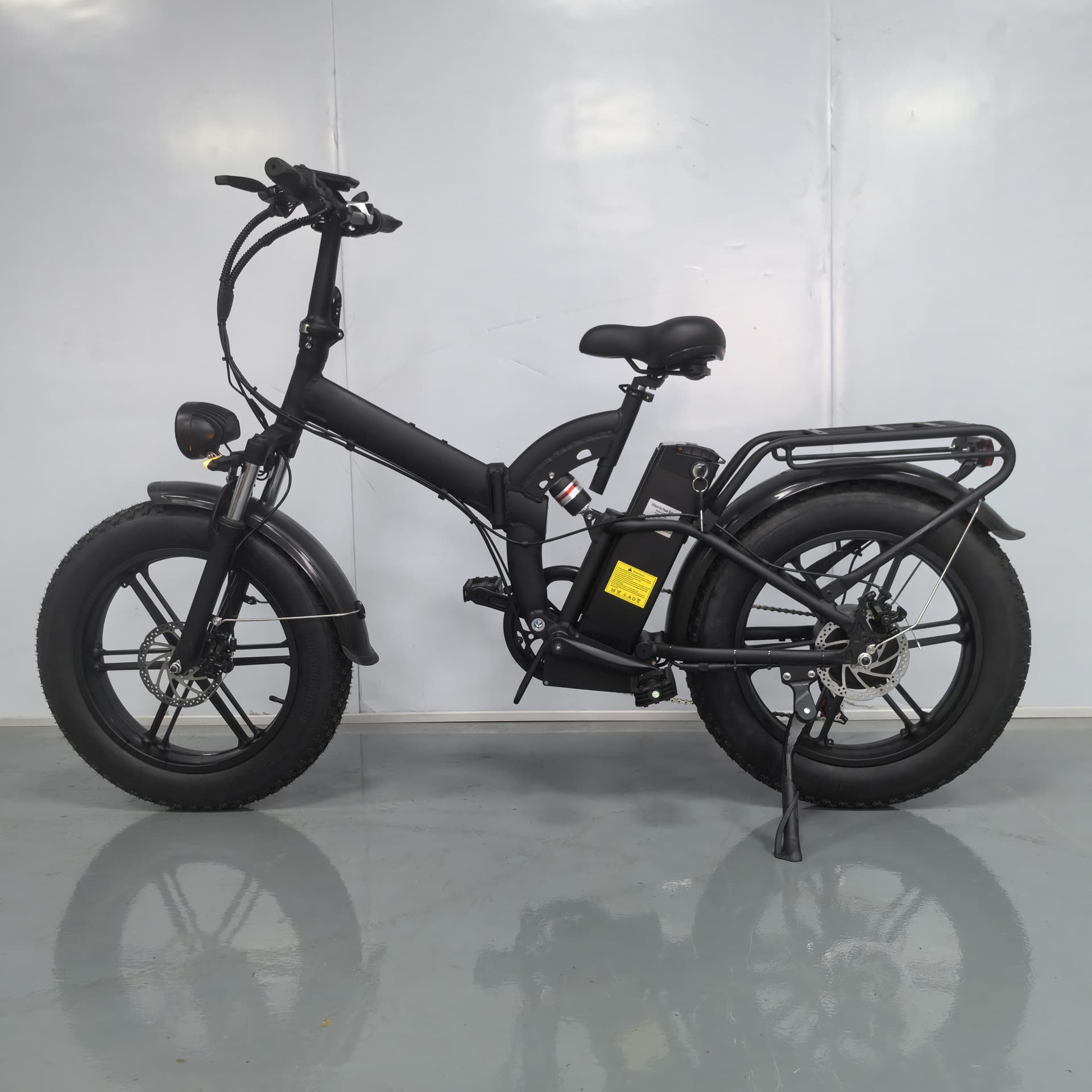 Ebike Factory 20-Inch Folding Snow Fat Tire Electric Assist Bicycle Adult Variable Speed Snow Electric Bike
