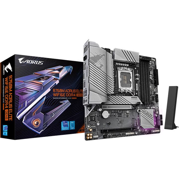 Gigabyte B760M Aorus Elite Wifi6E Ddr4 Gen5 Motherboard Suitable for Cpu 14600Kf