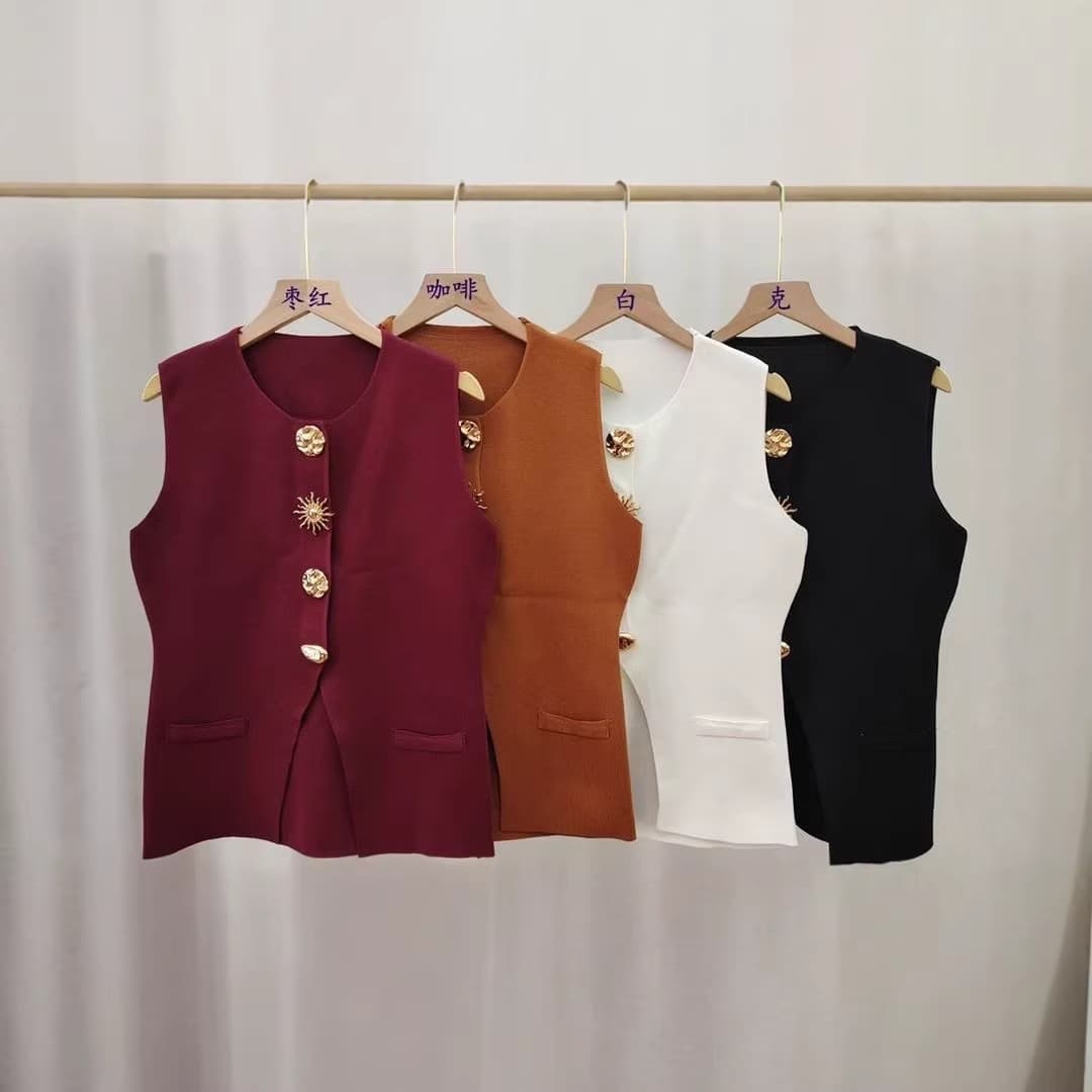 French-style Vest for Women 2026 Spring/Summer Fashion Trendy Slimming Sleeveless Versatile Top