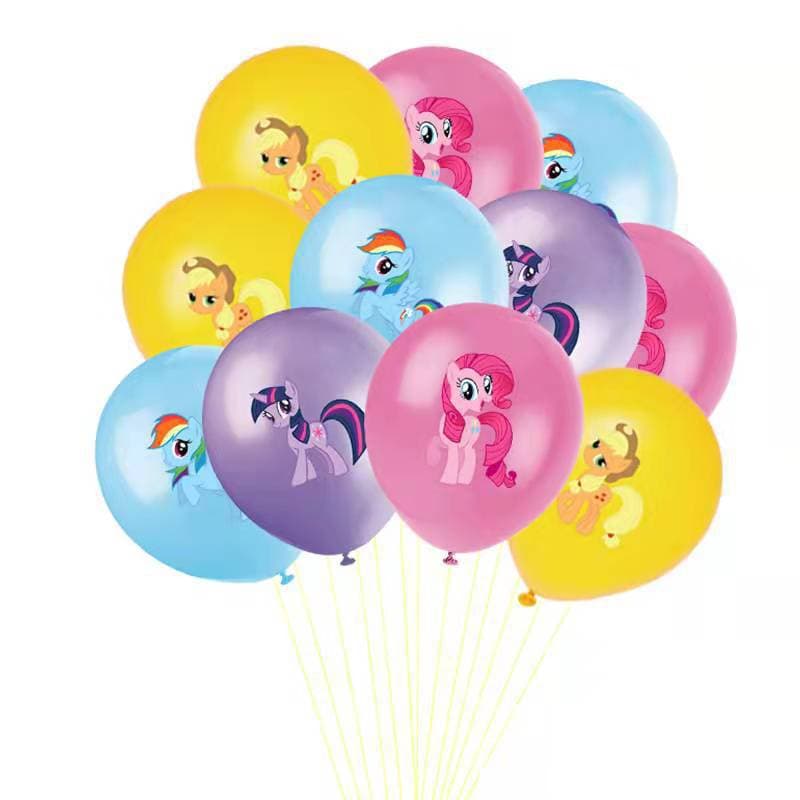 My Little Pony Birthday Theme Balloons Cute Pony Girl Baby Birthday Balloon Party Decoration Supplies
