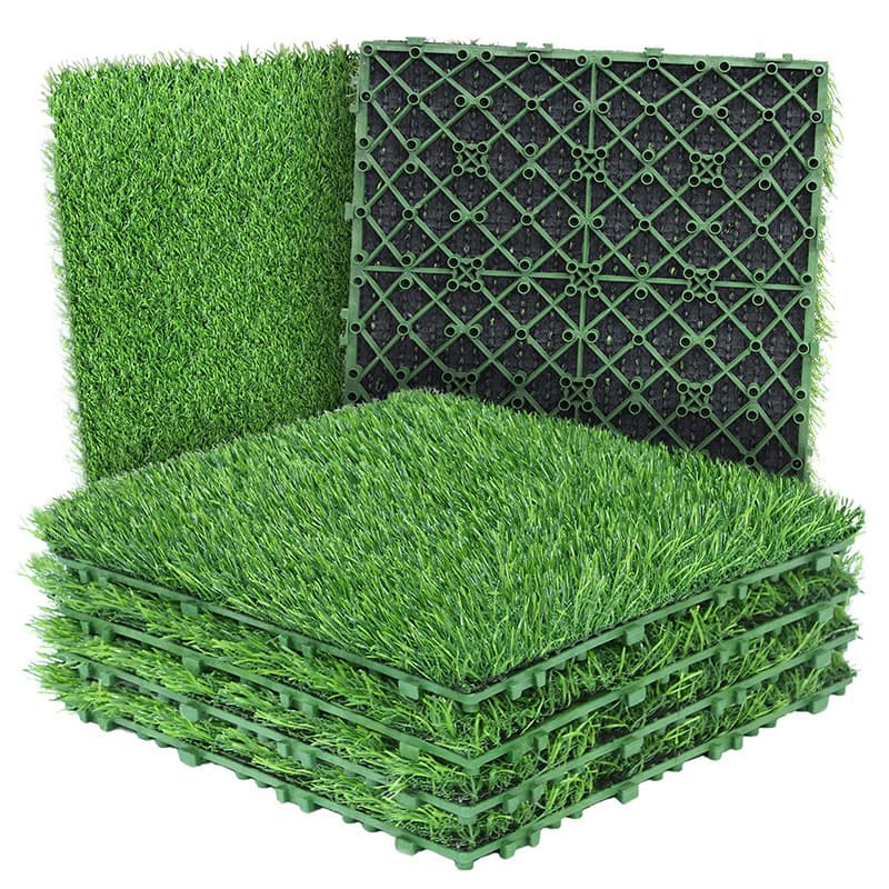 Simulated green plant lawn suspended assembled artificial turf kindergarten paving lawn carpet balcony decorative turf