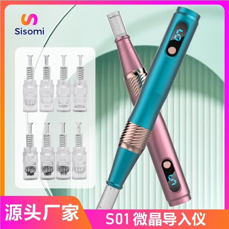 Home Use Microneedle Non-invasive Hydrating Needle Nano Electric Microcrystalline Import Device MTS Mesotherapy Pen Hydrating Instrument