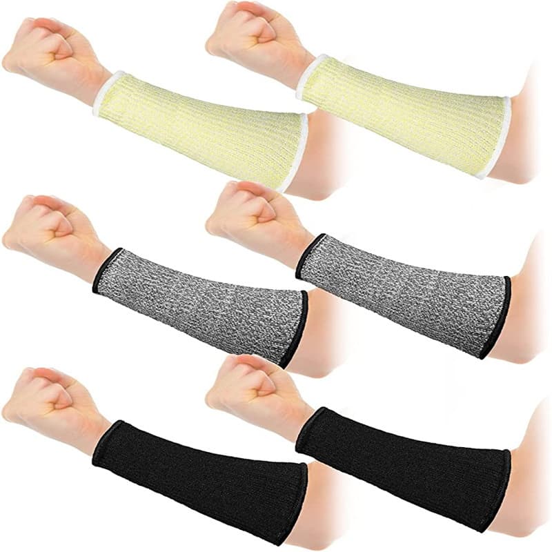 Outdoor Camping Level 3-5 Colorful Cut-Resistant Arm Guard Sleeve Anti-Scratch Anti-Slash Anti-Cut Elbow Guard Wrist Guard Glass Factory