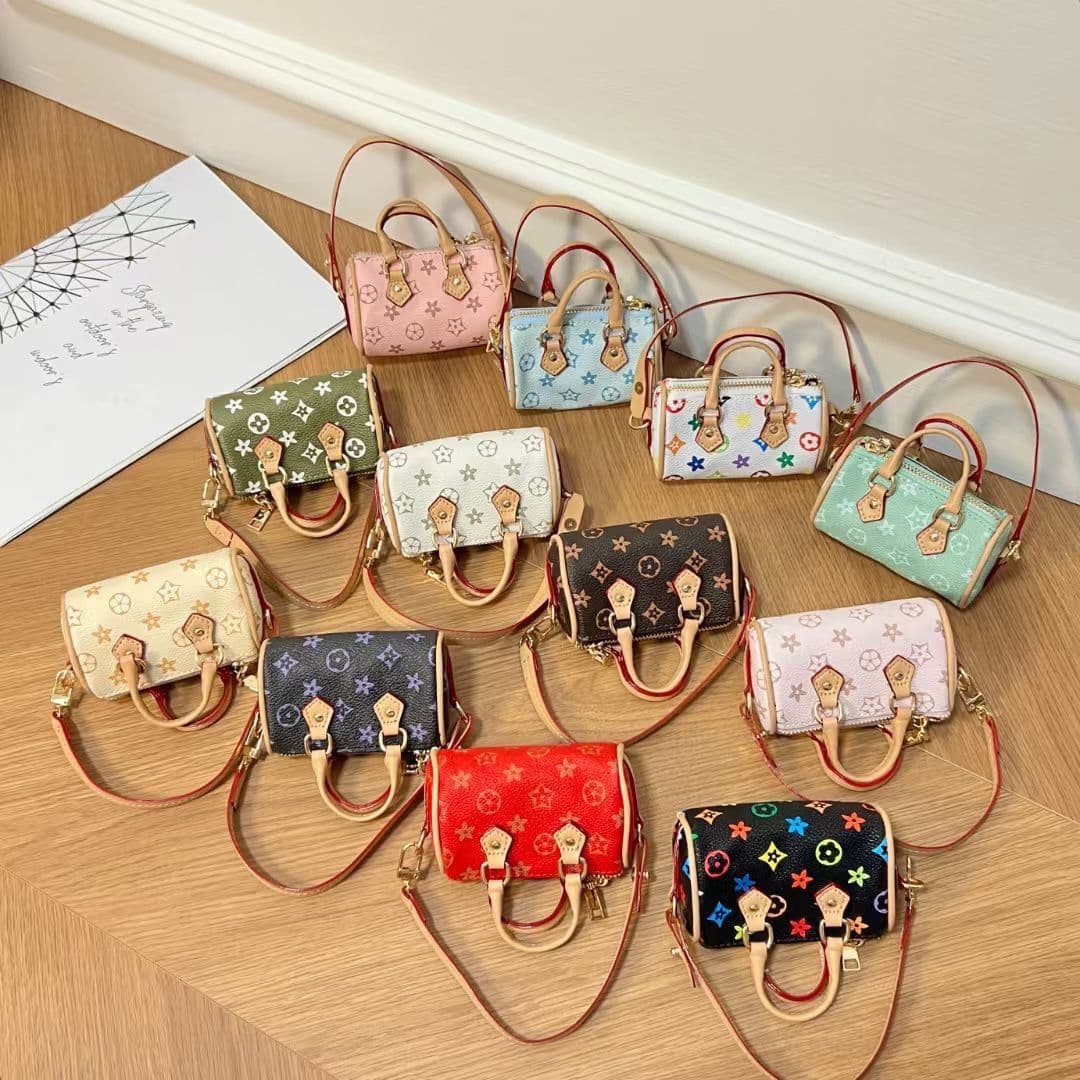 Mini bag pendant, wrist pillow bag, headphone bag, ID bag, cute coin purse pendant, versatile lipstick bag