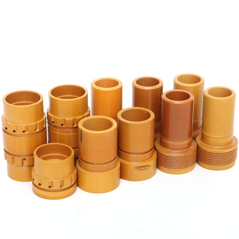 PI polyimide machined parts high strength special engineering plastic hydraulic sealing black wolf welding cutting vortex ring