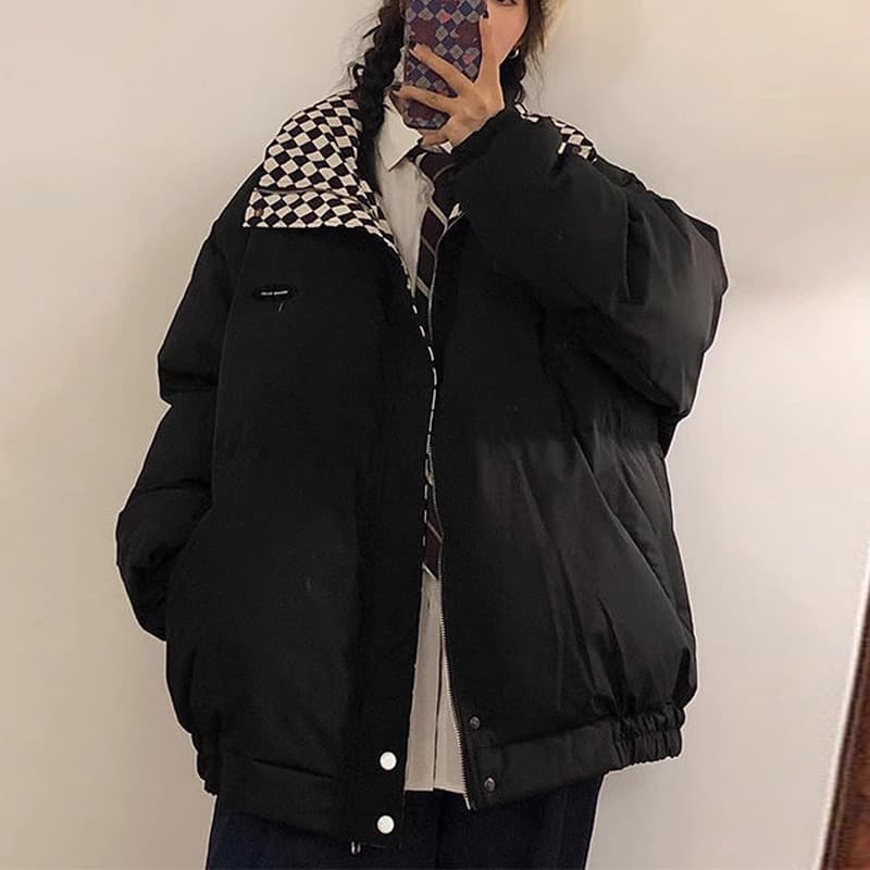 Petite Women's Winter Thickened Padded Jacket, 2025 New Style, Puff Coat, Oversized Cotton-padded Coat