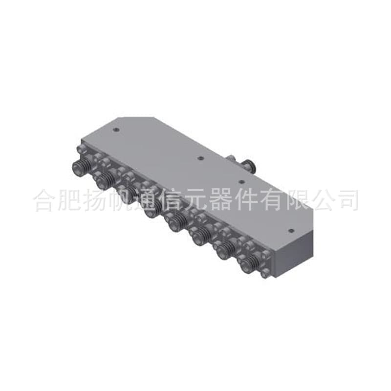 18-26.5GHz 20W Low Insertion Loss 8-Channel RF Coaxial Power Divider with SMA Female Interface