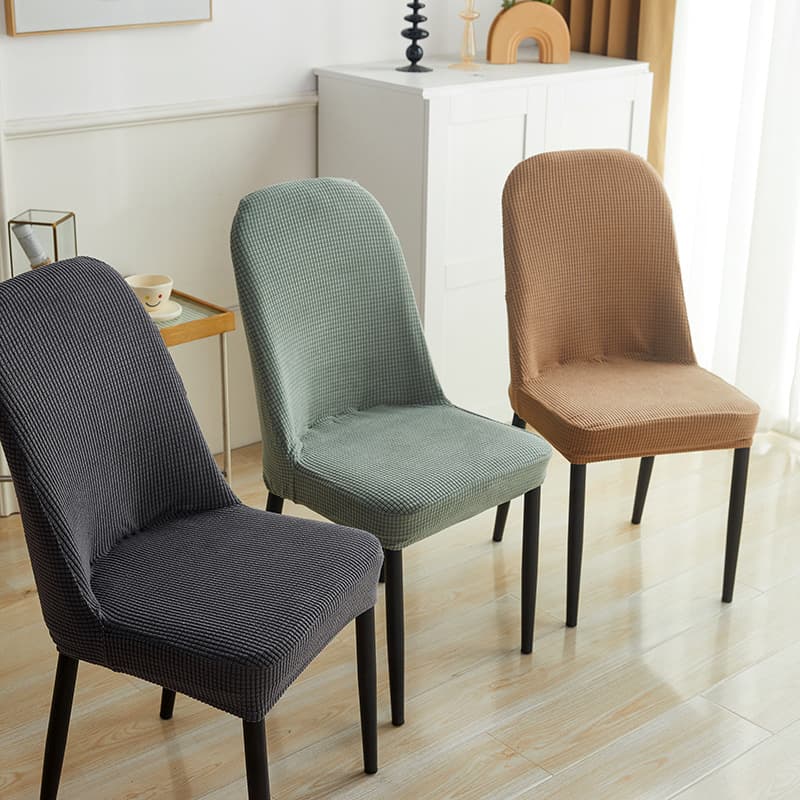 Cross-border shein supplies solid color all-inclusive elastic chair cover curved chair cover waterproof chair package chair gaming chair