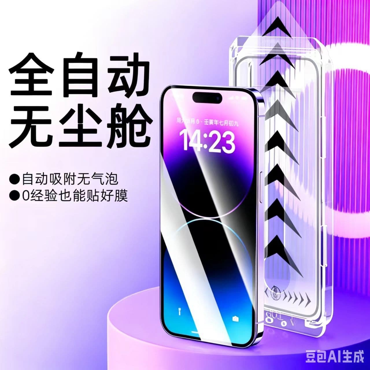 Tempered Glass Screen Protector for iPhone 17/16 Pro, iPhone 15/14/13, Dust-Free Quick Installation Kit, Compatible with iPhone 12