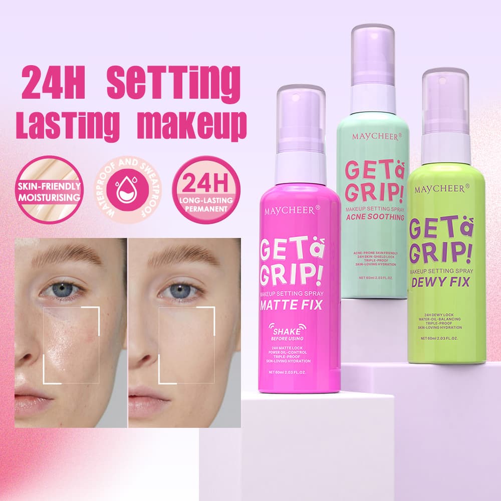 MAYCHEER Setting Spray for matte finish, lightweight mist, oil control, moisturizing, long-lasting, cross-border trade in Southeast Asia