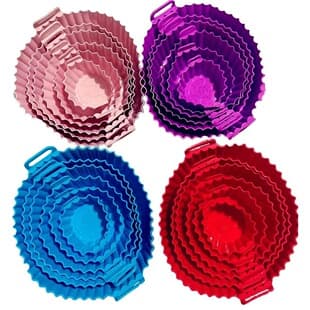 Special silicone air fryer mat, air fryer bowl, silicone baking tray, wholesale stock, baking tray, baking pan, dedicated for baking