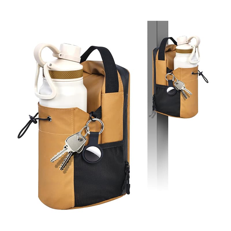New In Stock Cross-Border Fitness Magnetic Water Bottle Bag with Magnet Large Capacity Gym-Specific Cup Pouch Crossbody Bag