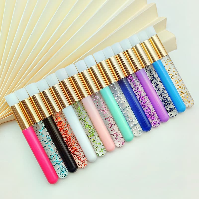 Eyelash Nose Brush for Blackhead Removal, Face Cleansing Brush, Nose Brush for Acne, Microfiber Soft Bristles, Mousse Cleansing Brush