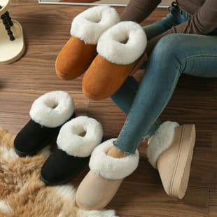 Factory Direct Supply Shoes Fleece Cotton Slippers Men Women Autumn Winter Cotton Slippers Small Order Custom Labeling Drop Shipping