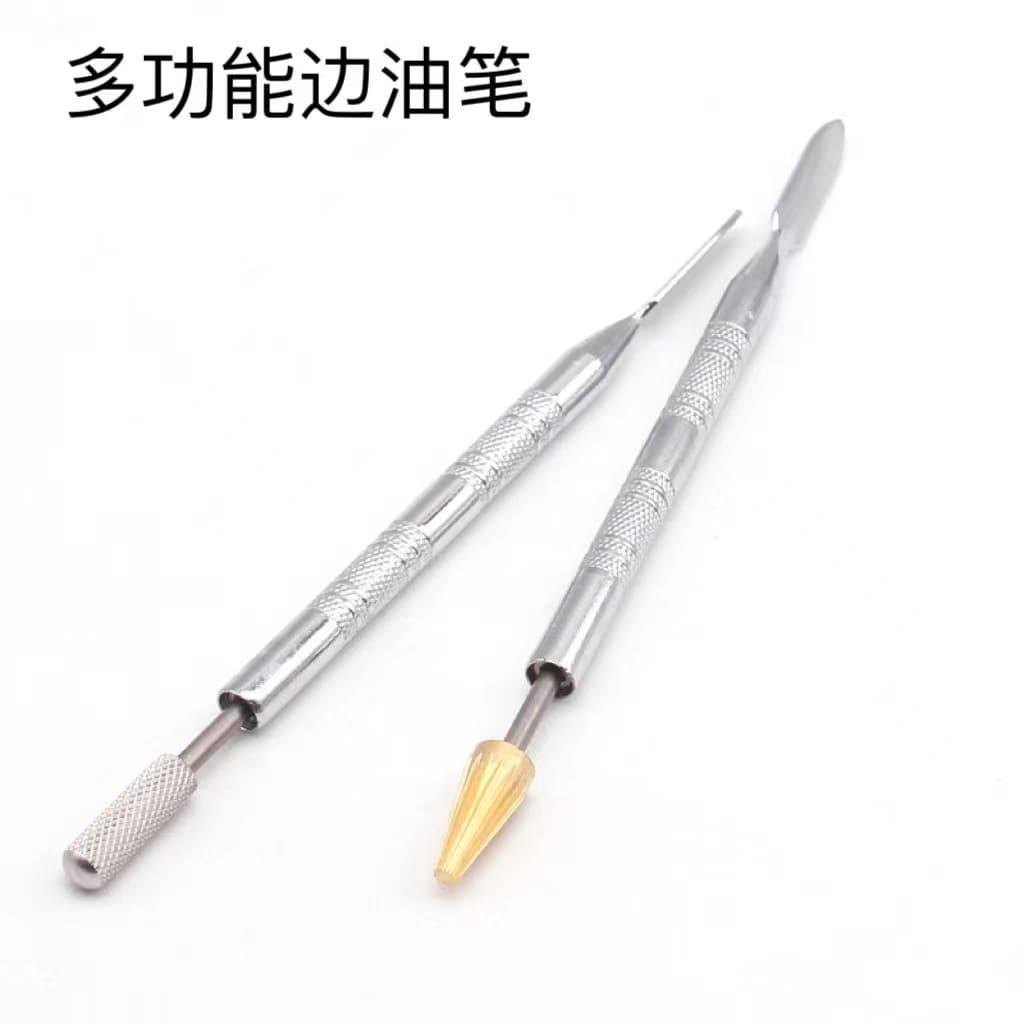 Edge Ink Pen Multifunctional Edge Ink Pen Dual-Purpose Glue and Edge Ink Pen for DIY