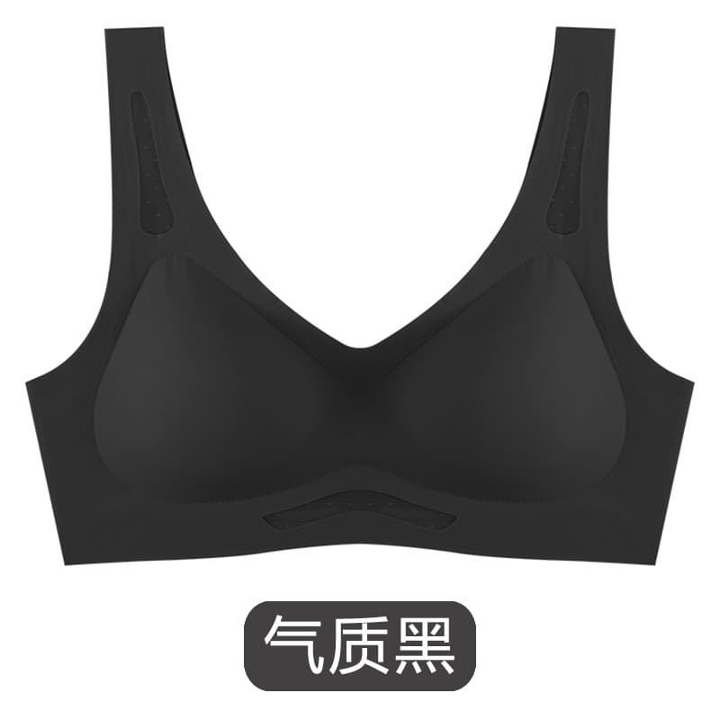 Original Seamless Bra Women Summer Thin Breathable Mesh Hollow Out Cool Comfortable Backless Plus Size Bra Vest Style